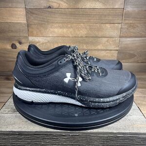 UNDER ARMOUR Charged Escape 3 Women’s Size 9 Black Gray Running Shoes Lace Up